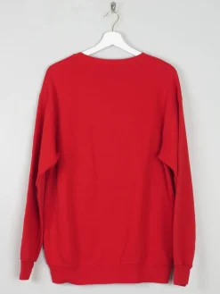 Men's Red Vintage Phillies Sweatshirt M