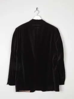 Men's Remus Vintage Brown Pinstripe Velvet Jacket 38/40R