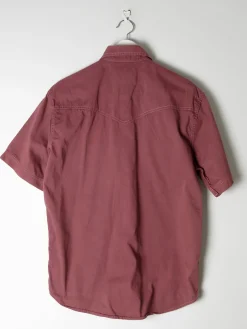 Men's Rust Wrangler Vintage Denim Shirt S/M