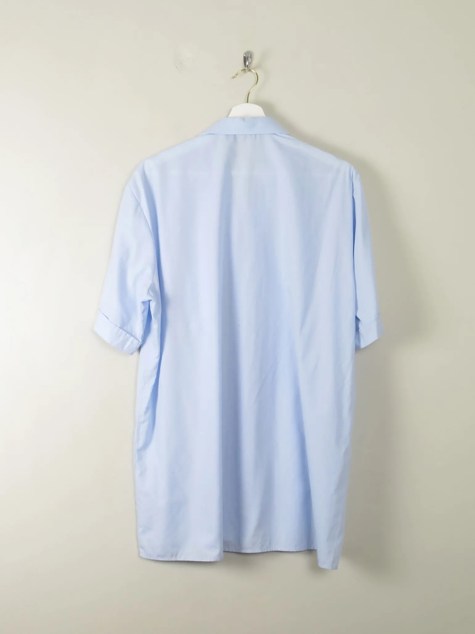 Men's 1960s Blue Shirt XL