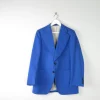 Men's 1970s Electric Blue Tailored Jacket 40"