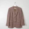 Men's 1970s Vintage Brown Tweed Jacket 38"