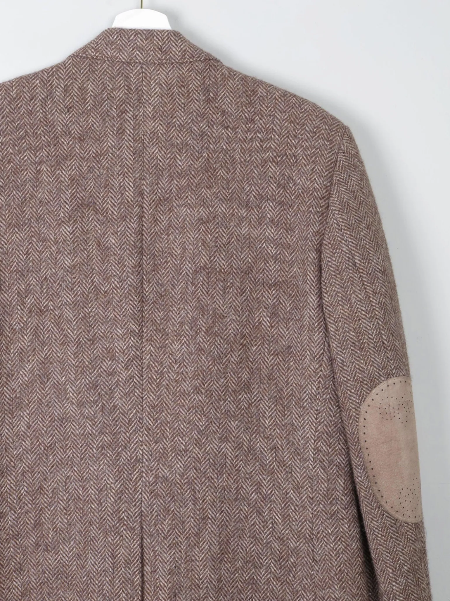 Men's 1970s Vintage Brown Tweed Jacket 38"