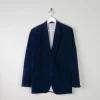 Men's 1970s Vintage Corduroy Jacket Navy 38" S