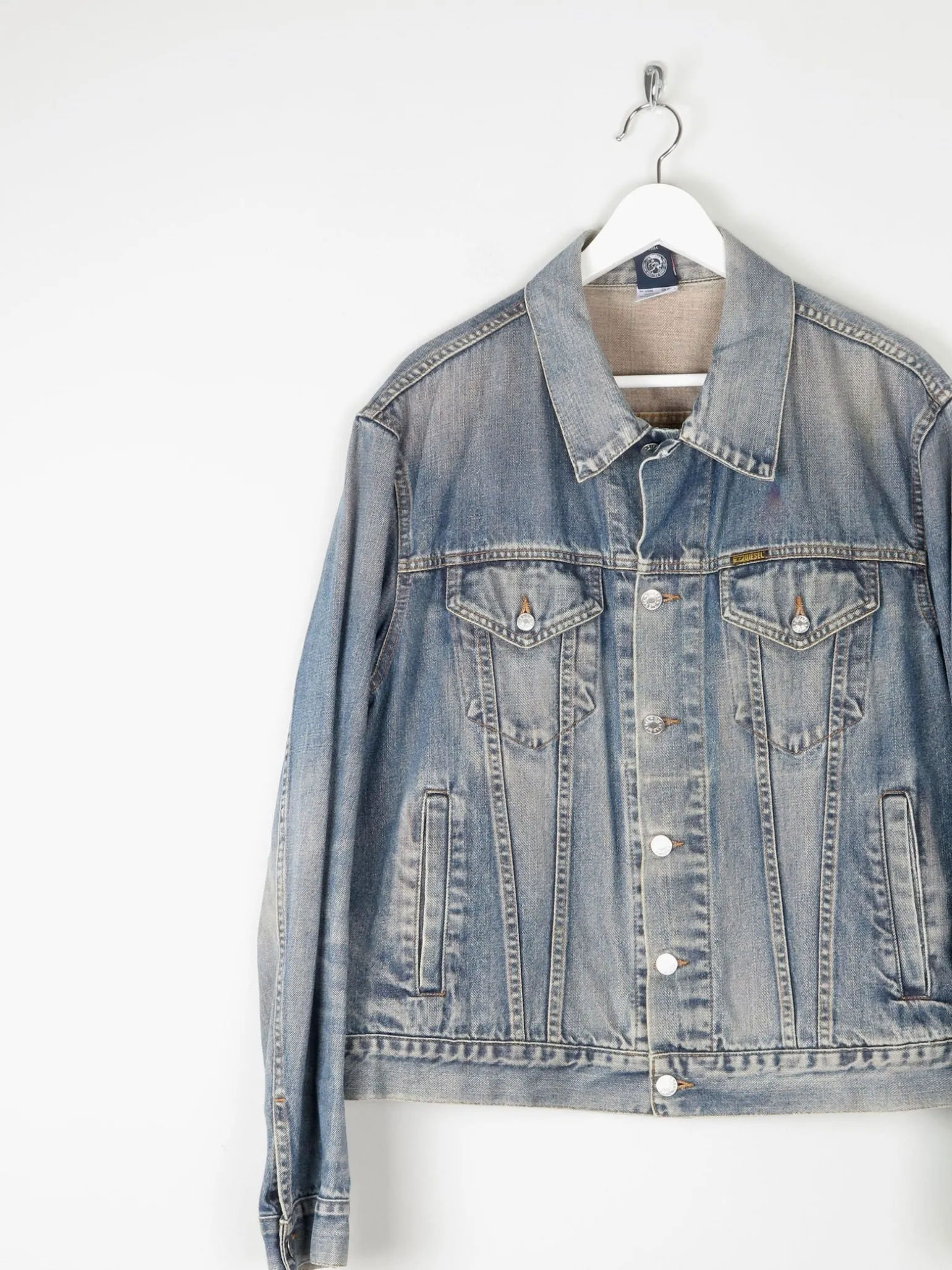 Men’s 1990s Vintage Diesel Denim Jacket M