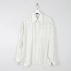 Men's Striped 1970s Vintage Shirt M