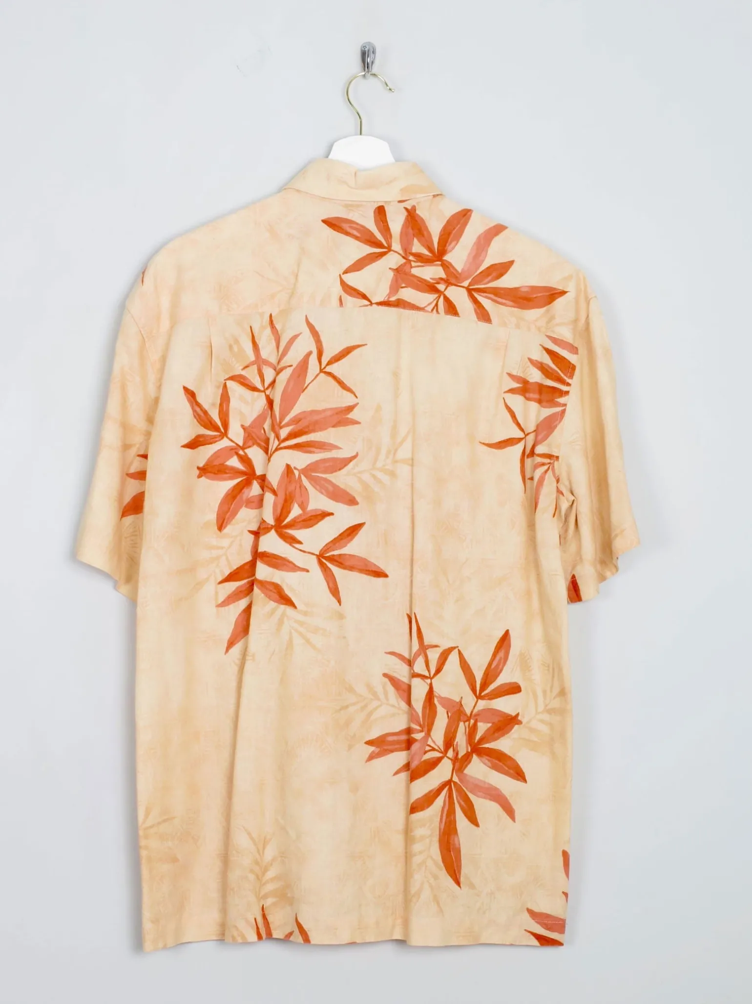 Men's Tangerine Vintage Hawaiian Shirt M/L