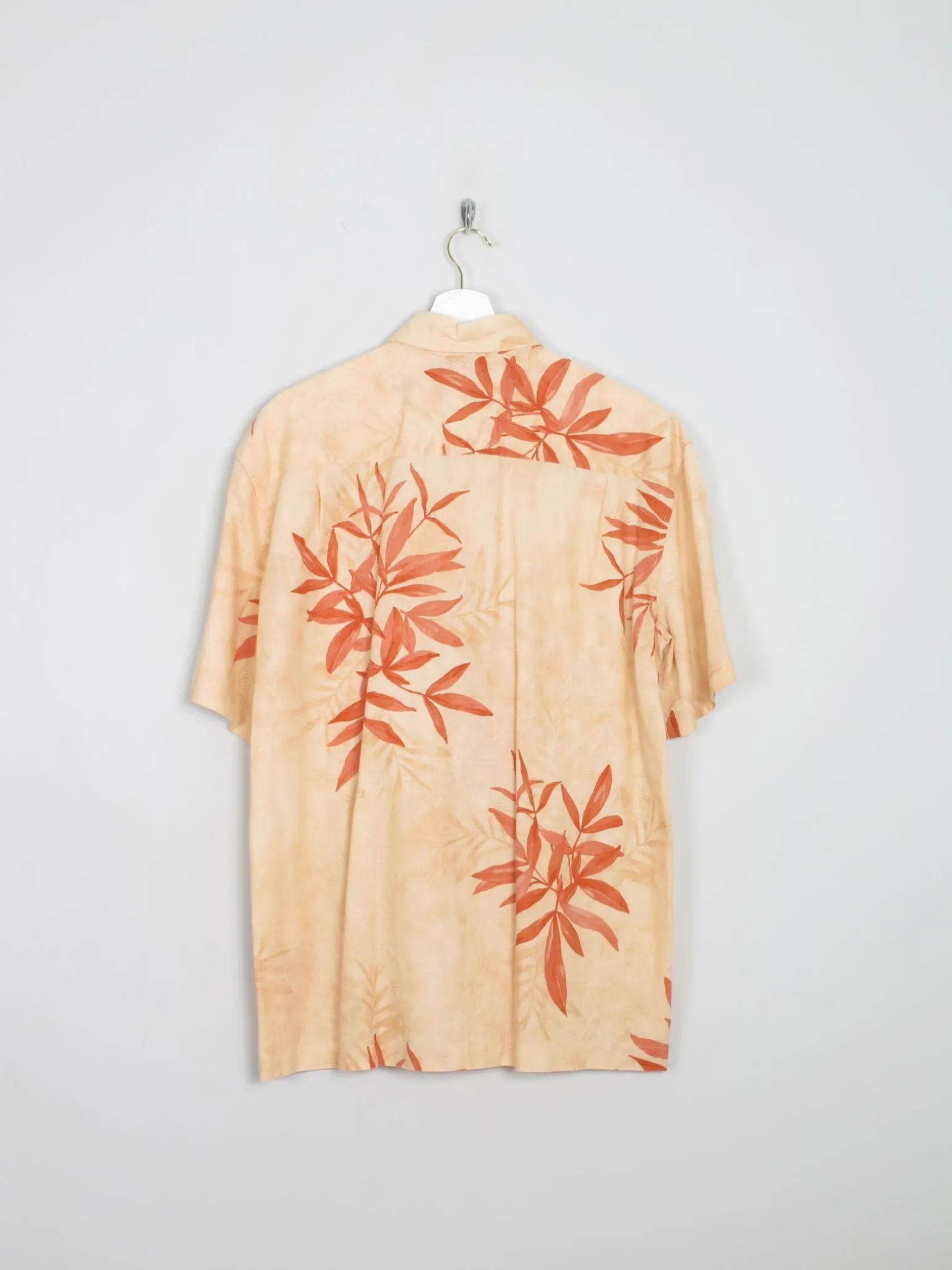 Men's Tangerine Vintage Hawaiian Shirt M/L