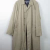 Men's Taupe/Beige Vintage Burberry Trench Coat L/XL