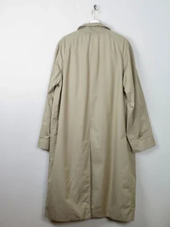 Men's Taupe/Beige Vintage Burberry Trench Coat L/XL