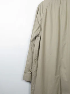 Men's Taupe/Beige Vintage Burberry Trench Coat L/XL