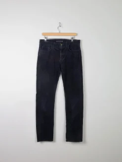 Men’s Tommy Hilfiger Navy Cord Jeans Straight Leg 32/32