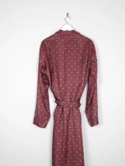 Mens Tootal Hortex Paisley Vintage Smoking Style Dressing Gown M/L