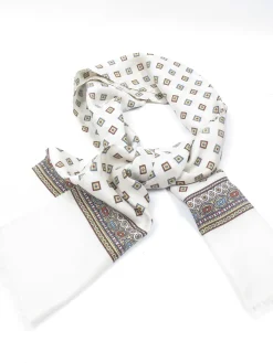 Men's Vinateg Silk Printed Scarf