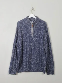 Men's Vintage 1/4 Zip Jumper XL