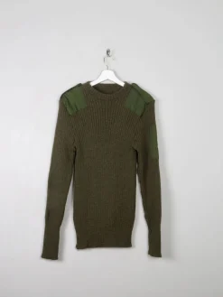 Men's Vintage Army Knit Jumper M/L