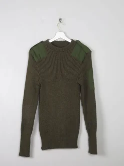 Men's Vintage Army Knit Jumper M/L