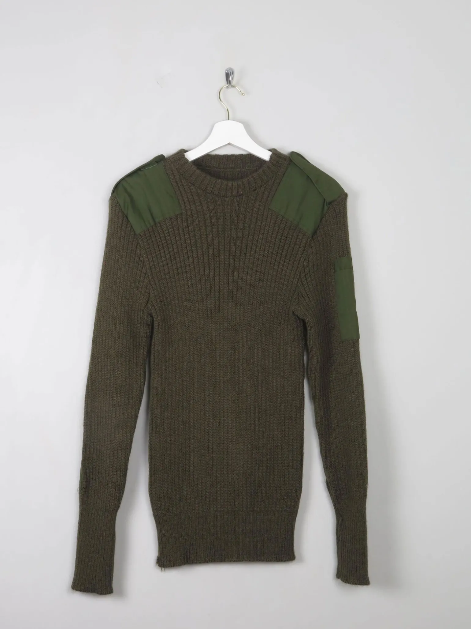 Men's Vintage Army Knit Jumper M/L