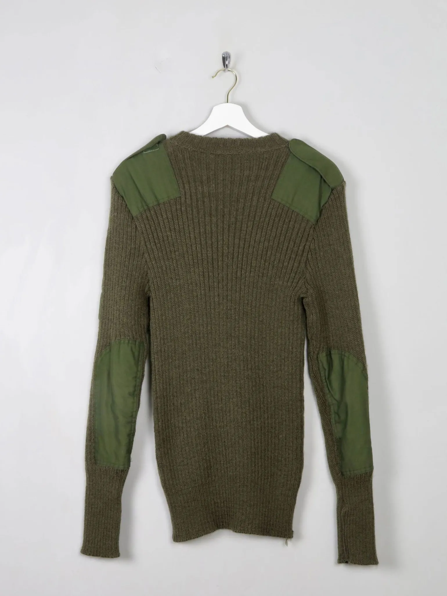 Men's Vintage Army Knit Jumper M/L
