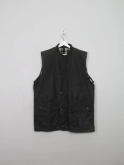 Men's Vintage Barbour Westmorland Waxed Gilet XL