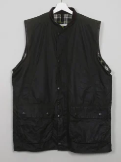 Men's Vintage Barbour Westmorland Waxed Gilet XL