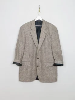 Men's Vintage Beige Check Chaps Jacket 42
