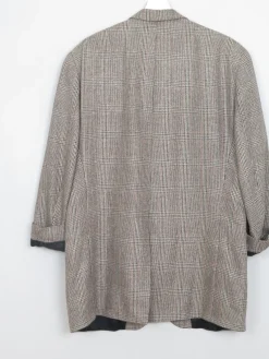 Men's Vintage Beige Check Chaps Jacket 42