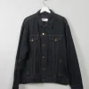 Men's Vintage Black Denim Jacket M/L