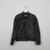Men's Vintage Black Leather S