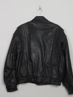 Men's Vintage Black Leather S