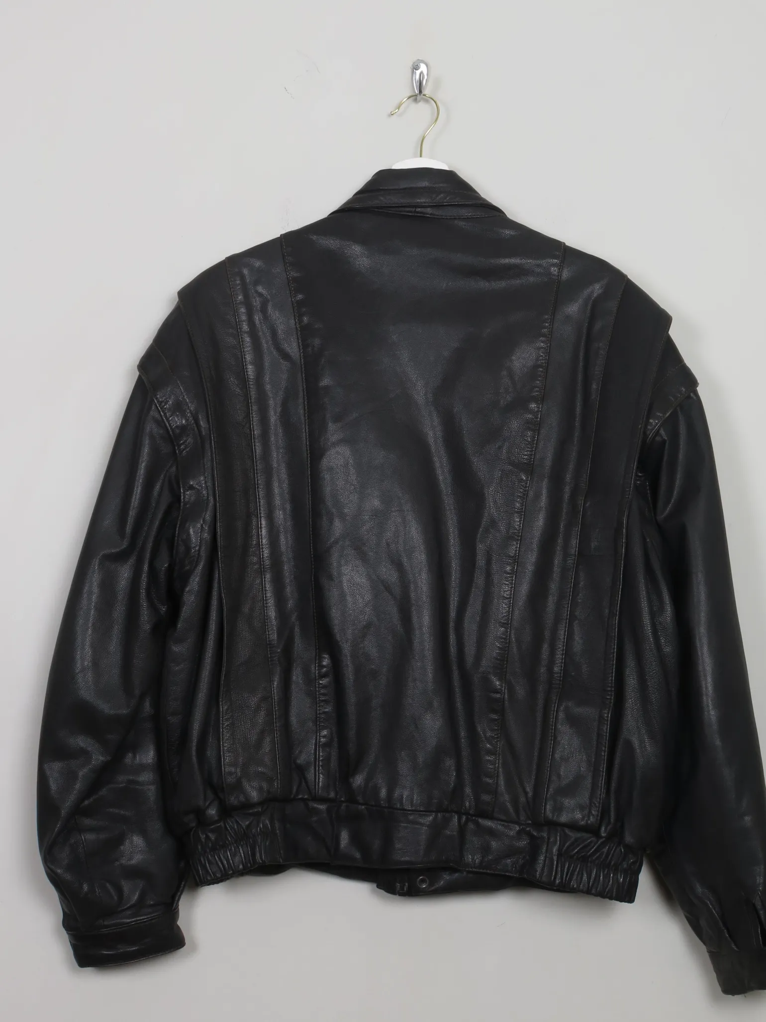 Men's Vintage Black Leather S