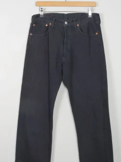 Men's Vintage Black Levi's 501 Jeans 33" 32"