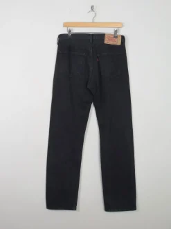 Men's Vintage Black Levi's 501 Jeans 33
