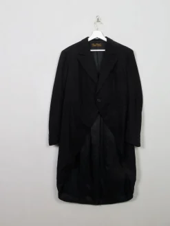Mens Vintage Black Tails Coat 40