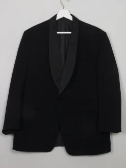 Men's Vintage Black Tuexdo Jacket 40"