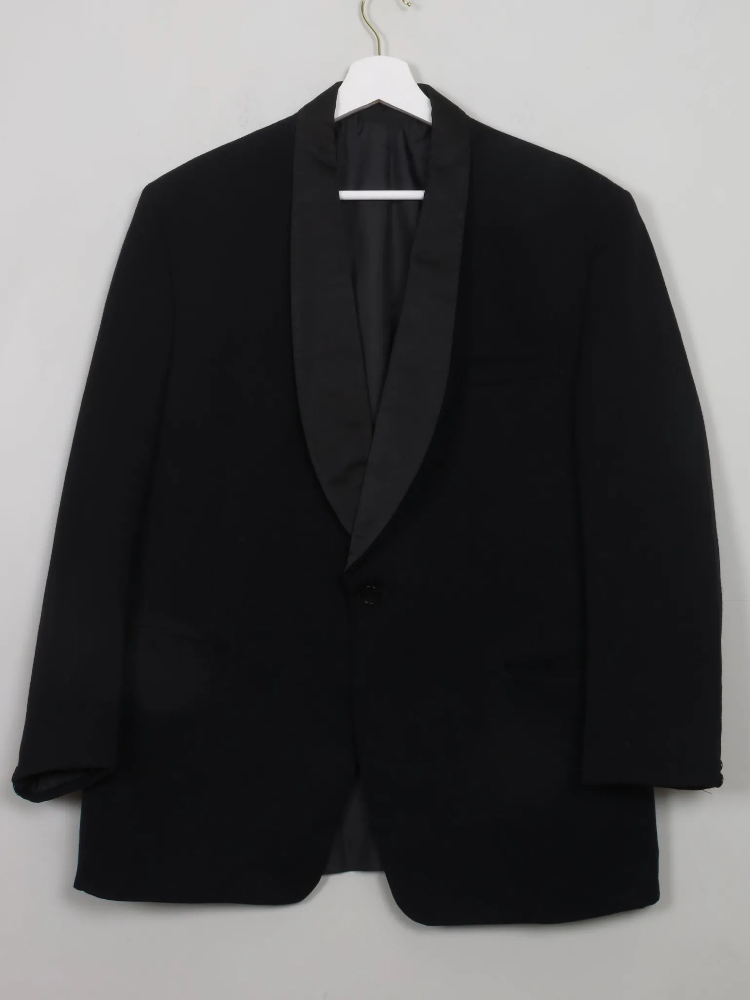 Men's Vintage Black Tuexdo Jacket 40"