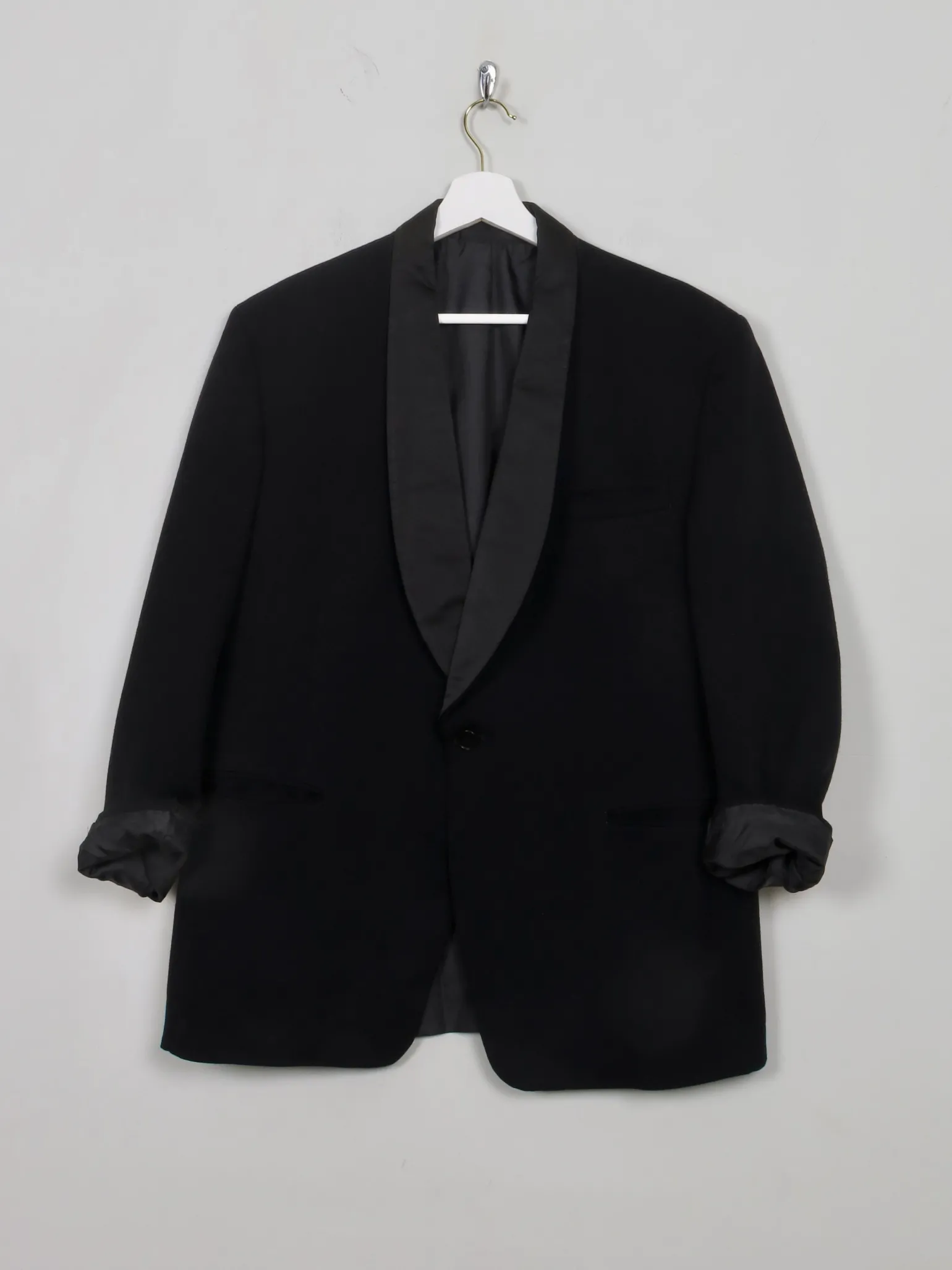 Men's Vintage Black Tuexdo Jacket 40"