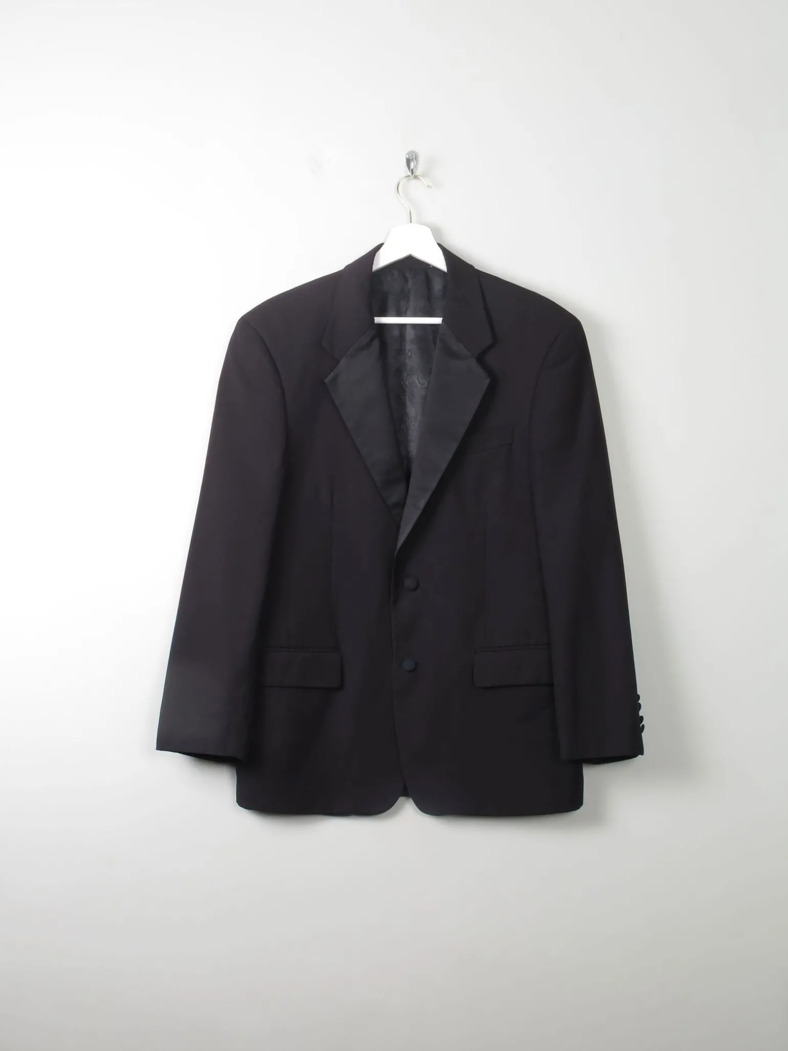 Men's Vintage Black Tuxedo Dinner Jacket M 40"