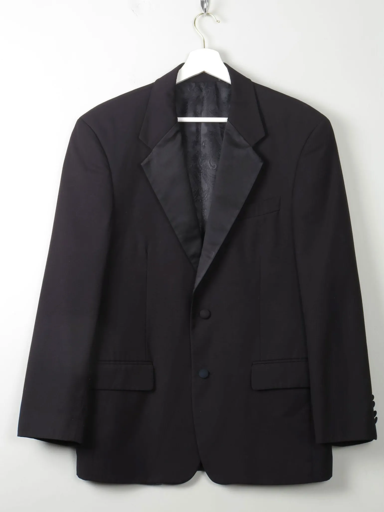 Men's Vintage Black Tuxedo Dinner Jacket M 40"