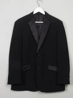 Men's Vintage Black Tuxedo Jacket 42
