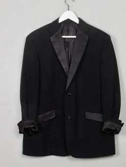 Men's Vintage Black Tuxedo Jacket 42