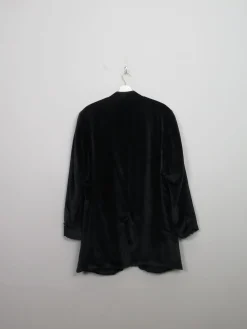 Men's Vintage Black Velvet Jacket 44/L