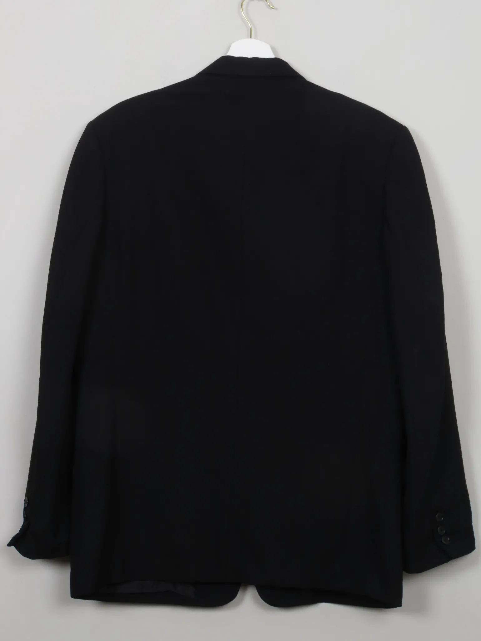 Men's Vintage Black Wool Jacket 42"