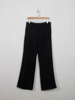 Men's Vintage Black Wool Trousers 31" W
