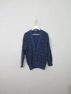 Men's Vintage Blue Cardigan S/M