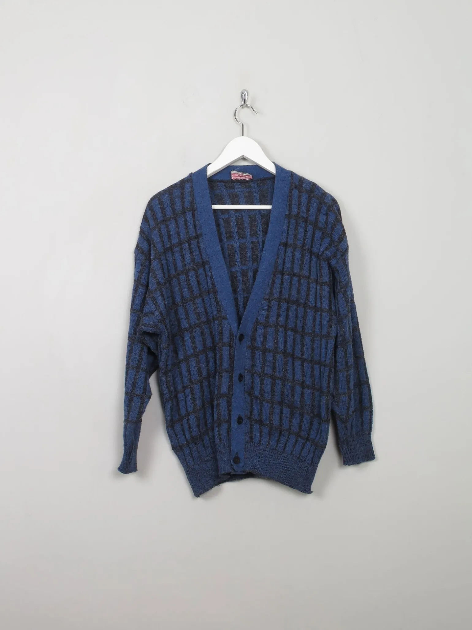 Men's Vintage Blue Cardigan S/M