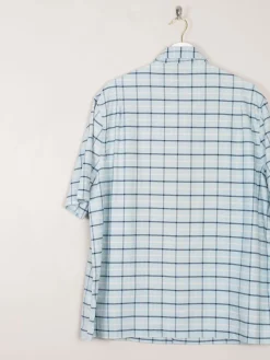 Men's Vintage Blue Check  Shirt L