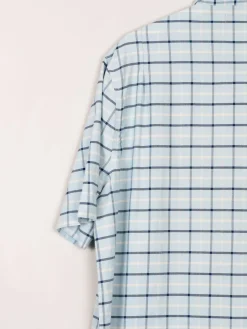Men's Vintage Blue Check  Shirt L