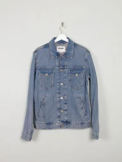 Men's Vintage Blue Denim Jacket Wrangler L
