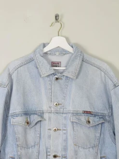 Men's Vintage Blue Denim Jacket L